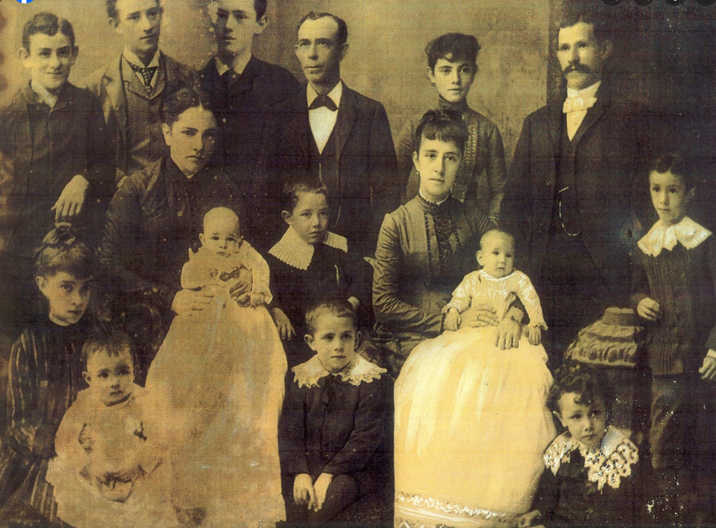The McGillin family portrait. 